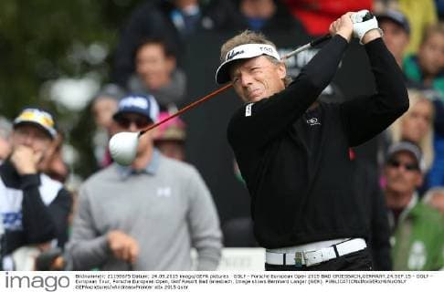 GOLF - Porsche European Open 2015 BAD GRIESBACH,GERMANY,24.SEP.15 - GOLF - European Tour, Porsche European Open, Golf Resort Bad Griesbach. Image shows Bernhard Langer (GER). GEPAxpictures xAndreasxPranter
