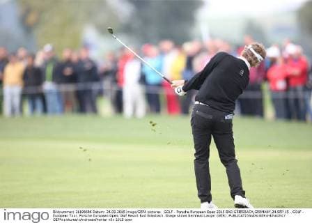 GOLF - Porsche European Open 2015 BAD GRIESBACH,GERMANY,24.SEP.15 - GOLF - European Tour, Porsche European Open, Golf Resort Bad Griesbach. Image shows Bernhard Langer (GER). GEPAxpictures xAndreasxPranter