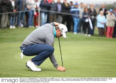 GOLF - Porsche European Open 2015 BAD GRIESBACH,GERMANY,24.SEP.15 - GOLF - European Tour, Porsche European Open, Golf Resort Bad Griesbach. Image shows Bernd Wiesberger (AUT). GEPAxpictures xAndreasxPranter