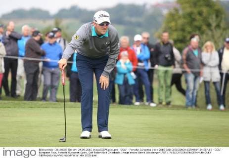 GOLF - Porsche European Open 2015 BAD GRIESBACH,GERMANY,24.SEP.15 - GOLF - European Tour, Porsche European Open, Golf Resort Bad Griesbach. Image shows Bernd Wiesberger (AUT). GEPAxpictures xAndreasxPranter