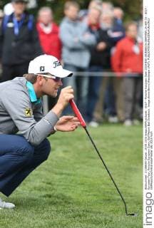 GOLF - Porsche European Open 2015 BAD GRIESBACH,GERMANY,24.SEP.15 - GOLF - European Tour, Porsche European Open, Golf Resort Bad Griesbach. Image shows Bernd Wiesberger (AUT). GEPAxpictures xAndreasxPranter