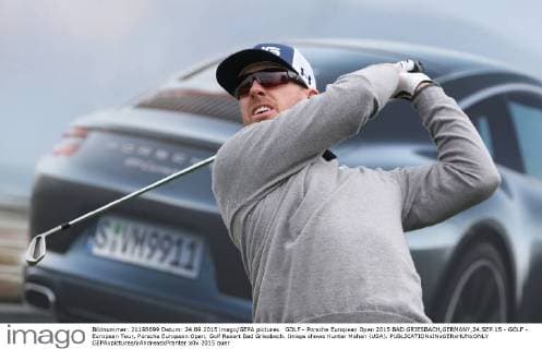 GOLF - Porsche European Open 2015 BAD GRIESBACH,GERMANY,24.SEP.15 - GOLF - European Tour, Porsche European Open, Golf Resort Bad Griesbach. Image shows Hunter Mahan (USA). GEPAxpictures xAndreasxPranter