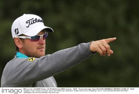 GOLF - Porsche European Open 2015 BAD GRIESBACH,GERMANY,24.SEP.15 - GOLF - European Tour, Porsche European Open, Golf Resort Bad Griesbach. Image shows Bernd Wiesberger (AUT). GEPAxpictures xAndreasxPranter
