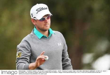 GOLF - Porsche European Open 2015 BAD GRIESBACH,GERMANY,24.SEP.15 - GOLF - European Tour, Porsche European Open, Golf Resort Bad Griesbach. Image shows Bernd Wiesberger (AUT). GEPAxpictures xAndreasxPranter