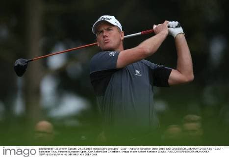 GOLF - Porsche European Open 2015 BAD GRIESBACH,GERMANY,24.SEP.15 - GOLF - European Tour, Porsche European Open, Golf Resort Bad Griesbach. Image shows Robert Karlsson (SWE). GEPAxpictures xAndreasxPranter