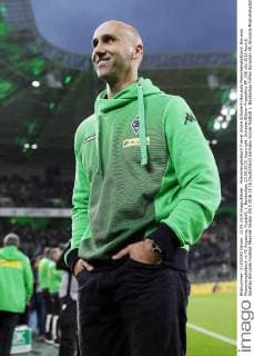 Moenchengladbach Trainer Andre Schubert (Borussia Moenchengladbach) Borussia Moenchengladbach vs FC Augsburg, Fussball, 1. Bundesliga, 23.09.2015, Copyright: Schueler Eibner-Pressefoto EP_JSE
