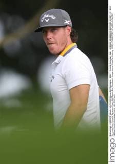 GOLF - Porsche European Open 2015 BAD GRIESBACH,GERMANY,24.SEP.15 - GOLF - European Tour, Porsche European Open, Golf Resort Bad Griesbach. Image shows Kristoffer Broberg (SWE). GEPAxpictures xAndreasxPranter