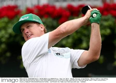 Sept. 24, 2015 - Atlanta, Georgia, United States - Charley Hoffman tees off the 18th hole during the first round of the TOUR Championship by Coca-Cola at East Lake Golf Club. PGA Golf Herren 2015 - TOUR Championship - Round 1 - ZUMAw109