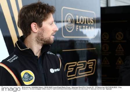 Japanese Grand Prix, Suzuka 24 - 27 September 2015 25.09.2015 - Free Practice 1, Romain Grosjean (FRA) Lotus F1 Team E23 