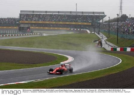 Japanese Grand Prix, Suzuka 24 - 27 September 2015 25.09.2015 - Free Practice 1, Sebastian Vettel (GER) Scuderia Ferrari SF15-T 