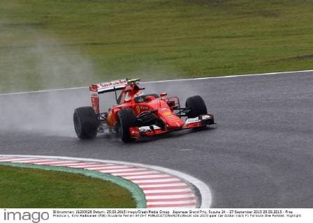 Japanese Grand Prix, Suzuka 24 - 27 September 2015 25.09.2015 - Free Practice 1, Kimi Raikkonen (FIN) Scuderia Ferrari SF15-T 