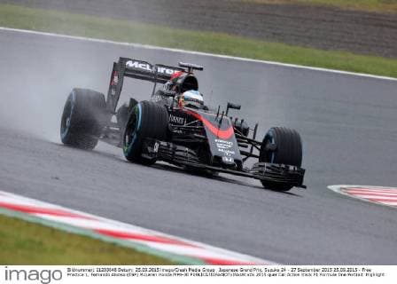 Japanese Grand Prix, Suzuka 24 - 27 September 2015 25.09.2015 - Free Practice 1, Fernando Alonso (ESP) McLaren Honda MP4-30 