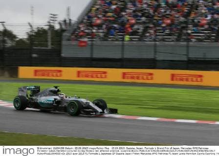 25.09.2015. Suzuka, Japan. Formula 1 Grand Prix of Japan. Mercedes AMG Petronas F1 team - Lewis Hamilton pictured during Fridays rain affected practice. xLeannexBoonx  ActionPlus11664000