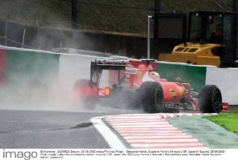 Sebastian Vettel, Scuderia Ferrari, formula 1 GP, Japan in Suzuka, 25.09.2015 Photo:mspb Lukas Gorys Sebastian Vettel, formula 1 GP, Japan