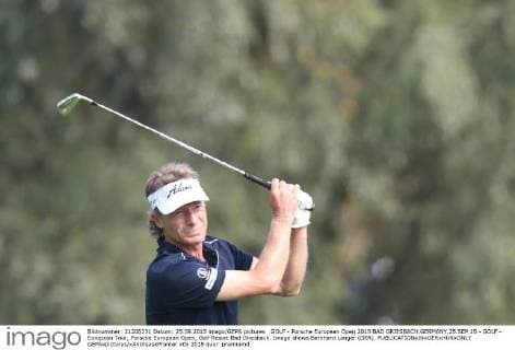 GOLF - Porsche European Open 2015 BAD GRIESBACH,GERMANY,25.SEP.15 - GOLF - European Tour, Porsche European Open, Golf Resort Bad Griesbach. Image shows Bernhard Langer (GER). GEPAxpictures xAndreasxPranter