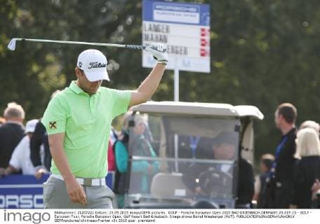 GOLF - Porsche European Open 2015 BAD GRIESBACH,GERMANY,25.SEP.15 - GOLF - European Tour, Porsche European Open, Golf Resort Bad Griesbach. Image shows Bernd Wiesberger (AUT). GEPAxpictures xAndreasxPranter