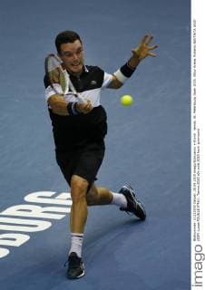 tennis. St. Petersburg Open 2015. Sibur Arena. Roberto BAUTISTA AGUT (ESP)-Lucas POUILLE (FRA) .