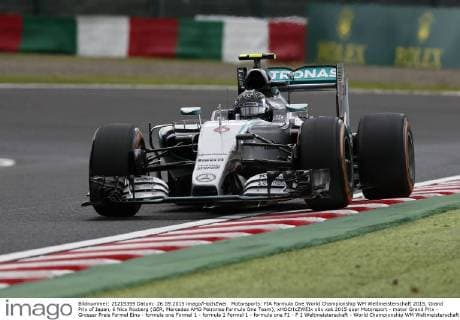 Motorsports: FIA Formula One World Championship WM Weltmeisterschaft 2015, Grand Prix of Japan, 6 Nico Rosberg (GER, Mercedes AMG Petronas Formula One Team), xHOCHxZWEIx