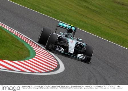 Japanese Grand Prix, Suzuka 24 - 27 September 2015 26.09.2015 - Free Practice 3, Nico Rosberg (GER) Mercedes AMG F1 W06 