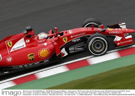 Motorsports: FIA Formula One World Championship WM Weltmeisterschaft 2015, Grand Prix of Japan, 5 Sebastian Vettel (GER, Scuderia Ferrari), xHOCHxZWEIx