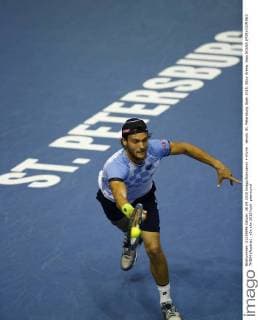 tennis. St. Petersburg Open 2015. Sibur Arena. Joao SOUSA (POR)-DOMINIC THIEM (Austria) .