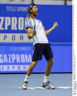 tennis. St. Petersburg Open 2015. Sibur Arena. Joao SOUSA (POR)-DOMINIC THIEM (Austria) .