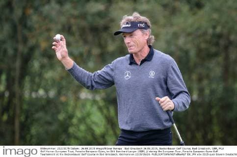Bad Griesbach 26.09.2015, Beckenbauer Golf Course, Bad Griesbach, GER, PGA Golf Herren European Tour, Porsche European Open, im Bild Bernhard Langer (GER) during the European Tour, Porsche European Open Golf Tournament at the Beckenbauer Golf Course in Bad Griesbach, Germany on 2015 09 26.  EX_JFK  