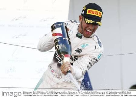 Motorsports: FIA Formula One World Championship WM Weltmeisterschaft 2015, Grand Prix of Japan, 44 Lewis Hamilton (GBR, Mercedes AMG Petronas Formula One Team), xHOCHxZWEIx