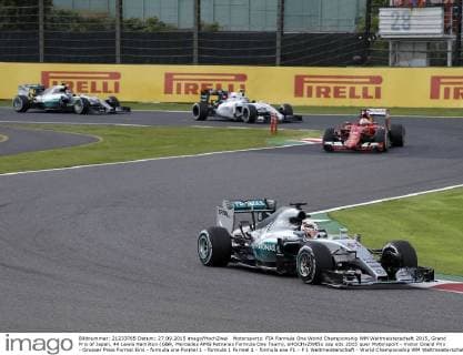 Motorsports: FIA Formula One World Championship WM Weltmeisterschaft 2015, Grand Prix of Japan, 44 Lewis Hamilton (GBR, Mercedes AMG Petronas Formula One Team), xHOCHxZWEIx