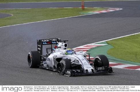 Motorsports: FIA Formula One World Championship WM Weltmeisterschaft 2015, Grand Prix of Japan, 19 Felipe Massa (BRA, Williams Martini Racing), xHOCHxZWEIx