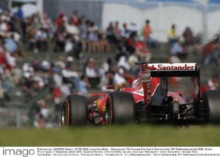 Motorsports: FIA Formula One World Championship WM Weltmeisterschaft 2015, Grand Prix of Japan, 5 Sebastian Vettel (GER, Scuderia Ferrari), xHOCHxZWEIx