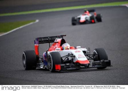 Japanese Grand Prix, Suzuka 24 - 27 September 2015 27.09.2015 - Race, William Stevens (GBR) Manor Marussia F1 Team 