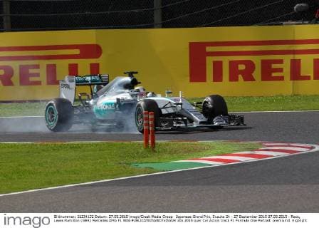 Japanese Grand Prix, Suzuka 24 - 27 September 2015 27.09.2015 - Race, Lewis Hamilton (GBR) Mercedes AMG F1 W06 