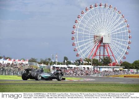 Motorsports: FIA Formula One World Championship WM Weltmeisterschaft 2015, Grand Prix of Japan, 6 Nico Rosberg (GER, Mercedes AMG Petronas Formula One Team), xHOCHxZWEIx