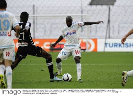 Diarra (OM) FOOTBALL : Marseille vs Angers - Ligue1 - 27 09 2015 FranckPennant Panoramic 