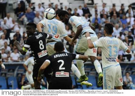 Nkoulou (OM) FOOTBALL : Marseille vs Angers - Ligue1 - 27 09 2015 FranckPennant Panoramic 