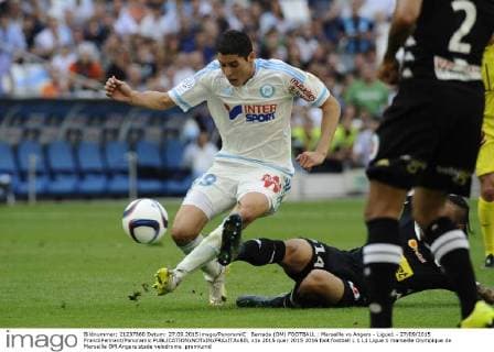 Barrada (OM) FOOTBALL : Marseille vs Angers - Ligue1 - 27 09 2015 FranckPennant Panoramic 