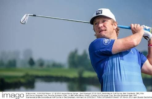 Bad Griesbach 27.09.2015, Beckenbauer Golf Course, Bad Griesbach, GER, PGA Golf Herren European Tour, Porsche European Open, im Bild Pelle Edberg (SWE) during the European Tour, Porsche European Open Golf Tournament at the Beckenbauer Golf Course in Bad Griesbach, Germany on 2015 09 27.  EP_fei  