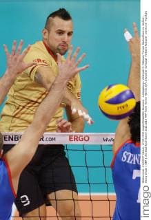 Ludwigsburg , Volleyball 4- Nationen Turnier Deutschland vs. Serbien , Georg Grozer ( GER )