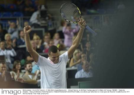 Aktuell Tennis, Jo Wilfried Tsonga gewinnt in Metz JW Tsonga TENNIS : Open de Moselle - Metz 27 09 2015 MOA Panoramic 