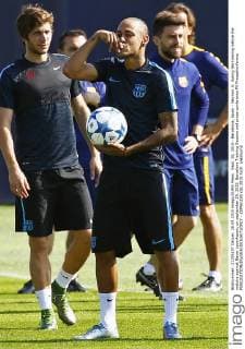 Sept. 28, 2015 - Barcelona, Spain - Neymar Jr. during the training before the matcha against Bayer Leverkusen, on september 28, 2015. Barcelona Training Session and press conference PK Pressekonferenz  - ZUMAn230