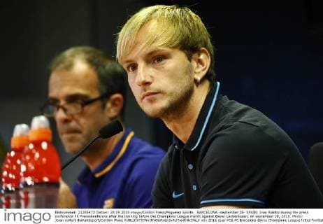 BARCELONA -september 28- SPAIN: Ivan Rakitic during the press conference PK Pressekonferenz after the training before the Champions League match against Bayer Levberkusen, on september 28, 2015. Photo: Joian Valls Urbanandsport Cordon Press 