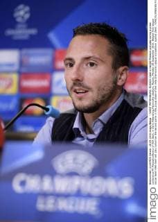 - SAINT PETERSBURG, RUSSIA: Gent s Danijel Milicevic pictured during a press conference PK Pressekonferenz of KAA Gent, in Saint Petersburg Petrovskiy stadium, Russia, Monday 28 September 2015. Belgian first league soccer team KAA Gent will play tomorrow the second game in the group stage of the Uefa Champions League competition against Zenit. YORICKxJANSENS  x04710159x