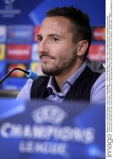 - SAINT PETERSBURG, RUSSIA: Gent s Danijel Milicevic pictured during a press conference PK Pressekonferenz of KAA Gent, in Saint Petersburg Petrovskiy stadium, Russia, Monday 28 September 2015. Belgian first league soccer team KAA Gent will play tomorrow the second game in the group stage of the Uefa Champions League competition against Zenit. YORICKxJANSENS  x04710161x