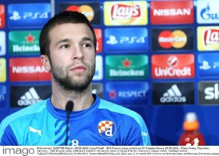 GNK Dinamo press conference PK Pressekonferenz 28.09.2015., Allianz Arena, Muenchen, Germany - GNK Dinamo press conference ahead of the second round of Group F of the Champions League match. Domagoj Antolic.  GoranxStanzl PIXSELL