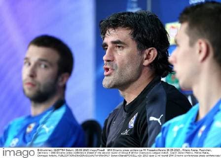 GNK Dinamo press conference PK Pressekonferenz 28.09.2015., Allianz Arena, Muenchen, Germany - GNK Dinamo press conference ahead of the second round of Group F of the Champions League match. Coach Zoran Mamic, Marko Pjaca, Domagoj Antolic.  GoranxStanzl PIXSELL