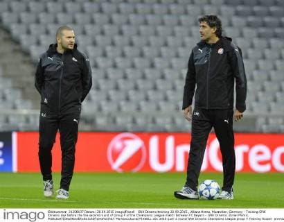 GNK Dinamo training 28.09.2015., Allianz Arena, Muenchen, Germany - Training GNK Dinamo day before the the second round of Group F of the Champions League match between FC Bayern - GNK Dinamo. Zoran Mamic.  MarkoxLukunic PIXSELL