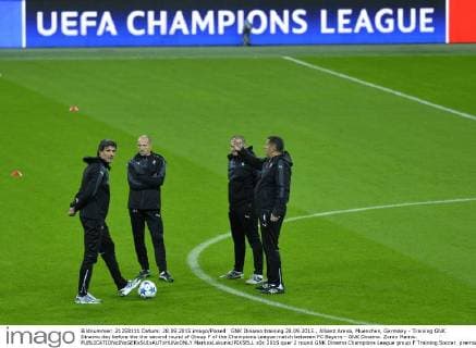 GNK Dinamo training 28.09.2015., Allianz Arena, Muenchen, Germany - Training GNK Dinamo day before the the second round of Group F of the Champions League match between FC Bayern - GNK Dinamo. Zoran Mamic.  MarkoxLukunic PIXSELL