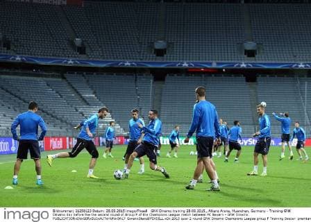 GNK Dinamo training 28.09.2015., Allianz Arena, Muenchen, Germany - Training GNK Dinamo day before the the second round of Group F of the Champions League match between FC Bayern - GNK Dinamo.  GoranxStanzl PIXSELL