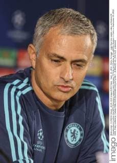 Sept. 28, 2015 - Porto, Portugal - Jose Mourinho speaks press conference PK Pressekonferenz before the UEFA Champions League match between FC Porto and Chelsea, at DragÃƒÂ£o Stadium in Porto on September 29, 2015. UEFA, Press conference Chelsea  - ZUMAn230